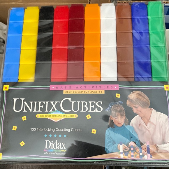 Didax Toys Didax Unifix Interlocking Counting Cubes Math Cubes 0 Count New Poshmark